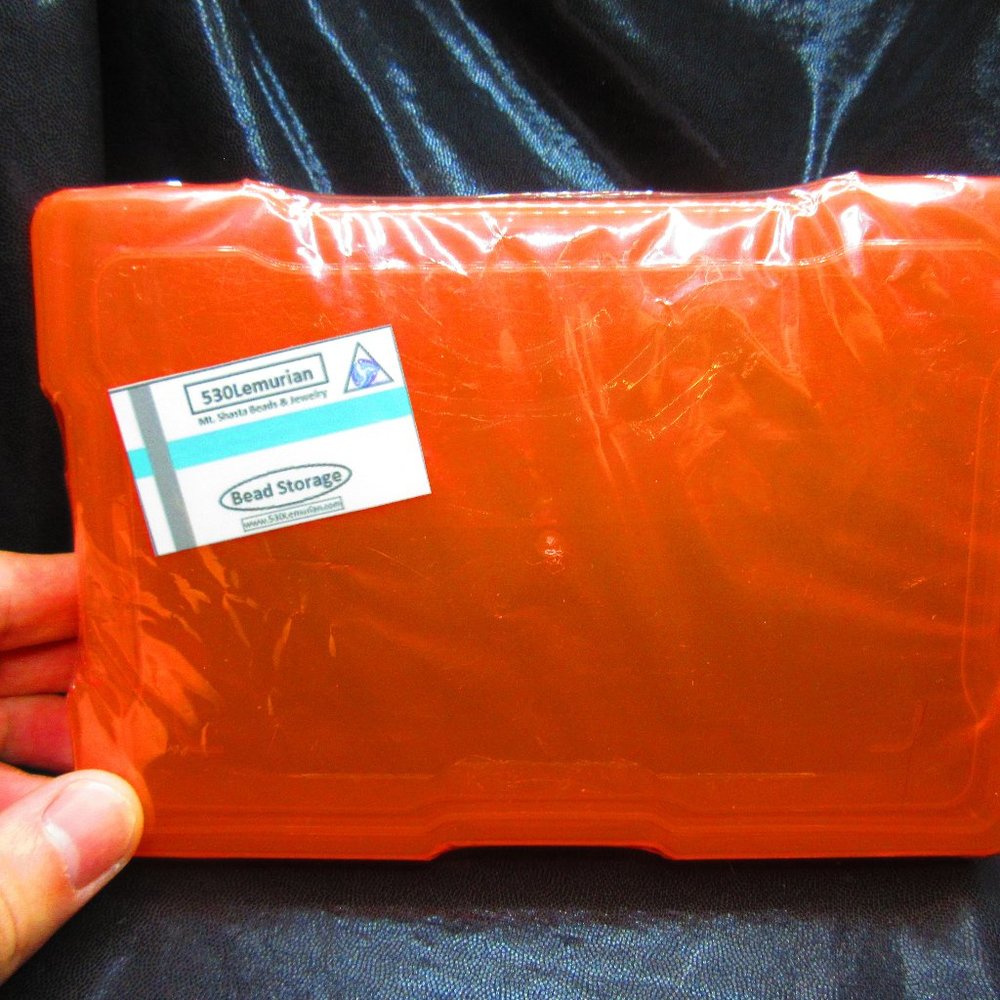 Orange Plastic Storage Case